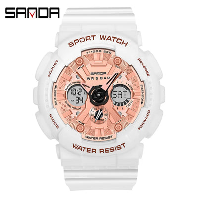 Women Men Watch Sports Dual Display 50M Waterproof Digital Wrist Watch For Male Female Clock relogio feminino High Quality 2025