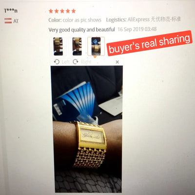 G&D Watch For Women  Quartz Analog Casual Watch Gold Watch Quartz Simple Clock Relogio Feminino Reloj Mujer Montre