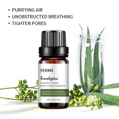 Eucalyptus Essential Oil (100% Pure & Natural - Undiluted) Therapeutic Grade  - Perfect for Aromatherapy 10ml