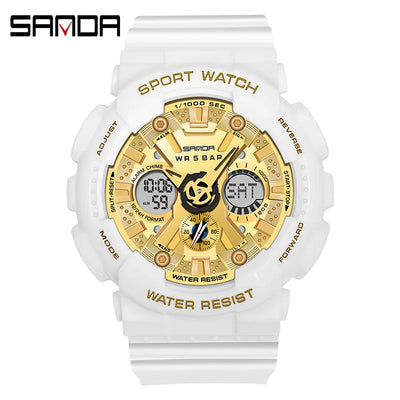 Women Men Watch Sports Dual Display 50M Waterproof Digital Wrist Watch For Male Female Clock relogio feminino High Quality 2025