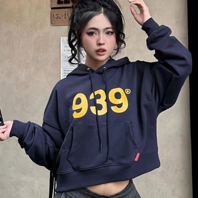 New Hoodie Top Women Autumn Winter Streetwear Fashion Print Long Sleeves Casual Slim Hoodie Female Versatile Thermal Clothing