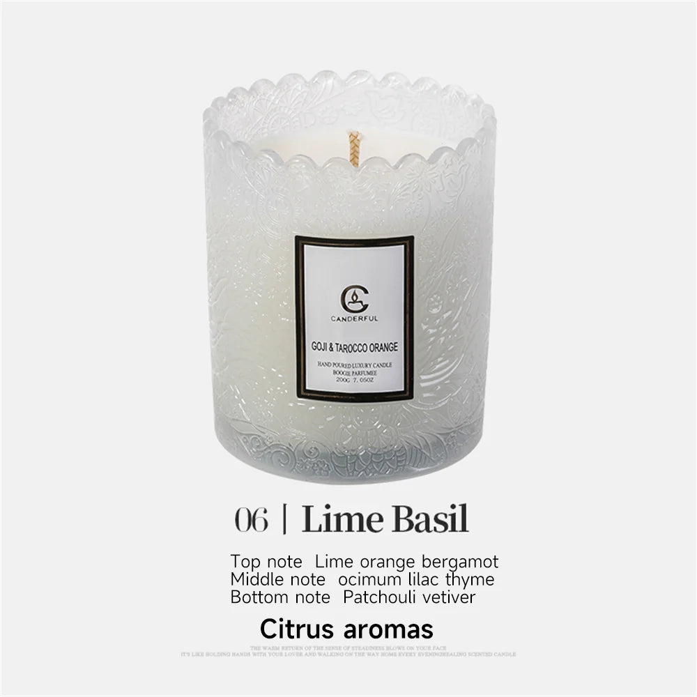 Scented Candles Natural Essential Oil Air Fragrance Diffuser, Fresh Lasting to Promote Sleep & Relieve Stress, Soy Candle Gifts