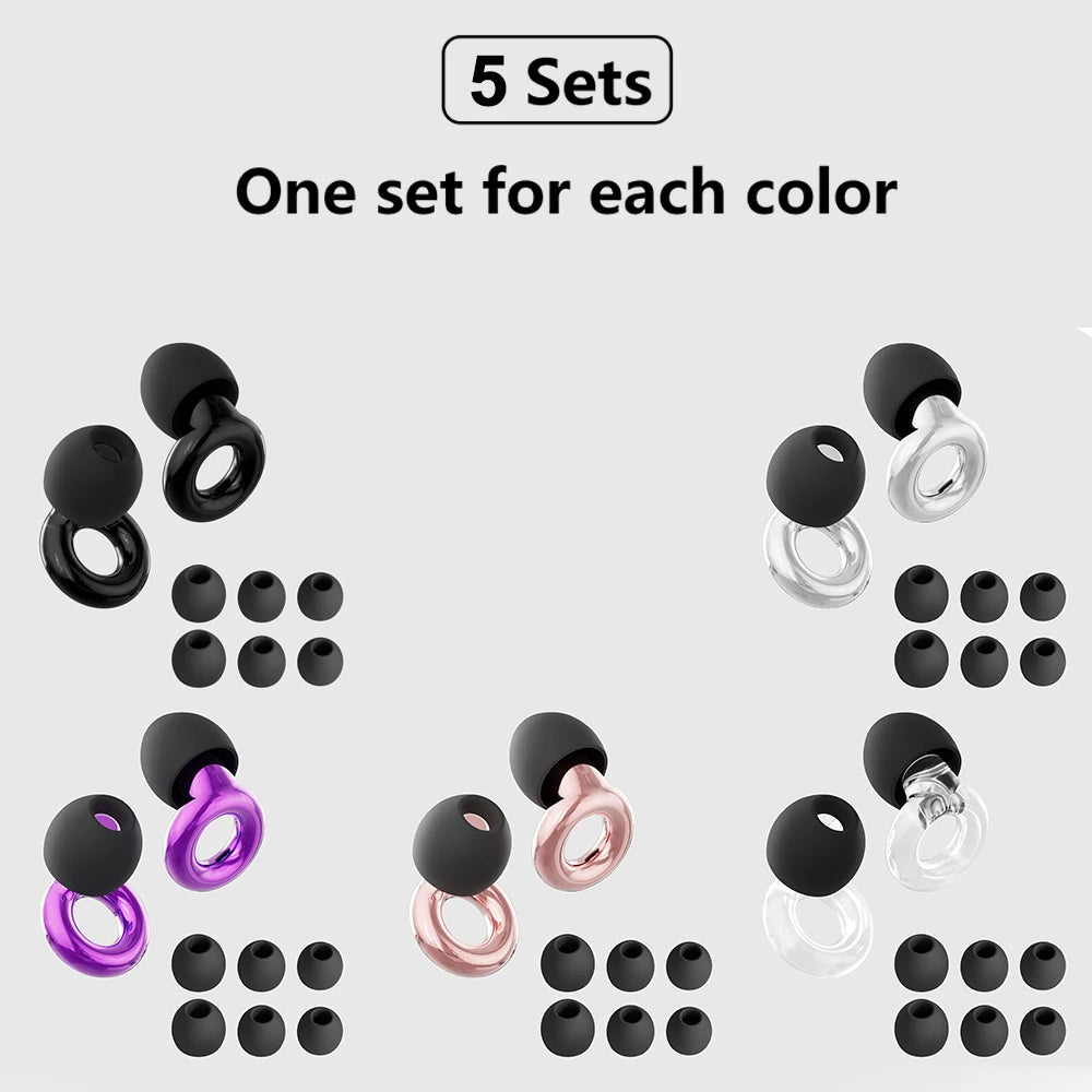 Ear Plugs- Hearing Protection for Concerts & Festivals, Live Events, Musicians, Sports, DJs Nightlife – Noise Reduction Earplugs