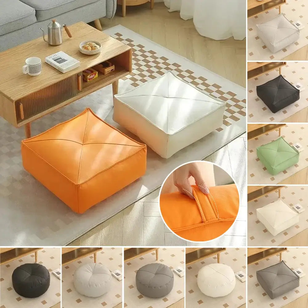 Thick Floor Cushions Ground Cushion and Home Balcony Fart Cushion Square/Round Futon Cushion Lazy Person Pad Cojines Decorativos