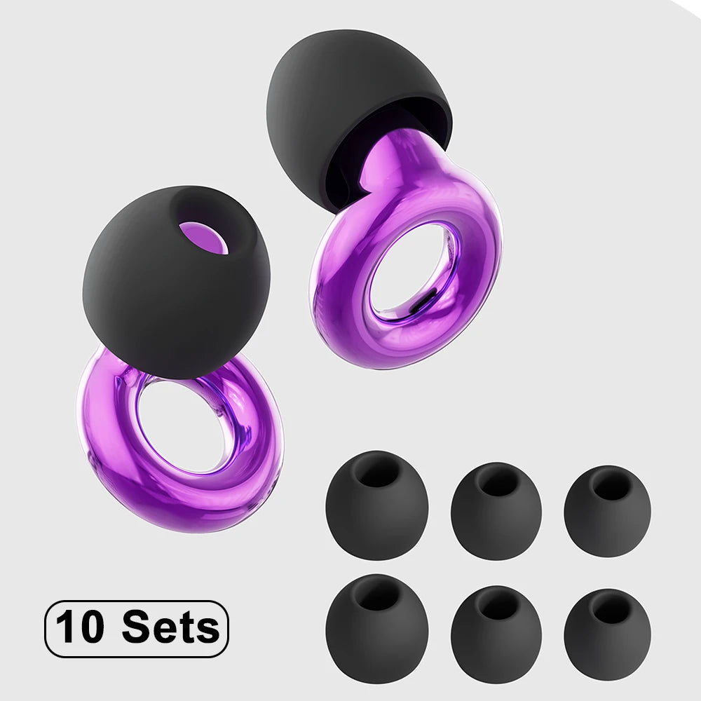 Ear Plugs- Hearing Protection for Concerts & Festivals, Live Events, Musicians, Sports, DJs Nightlife – Noise Reduction Earplugs