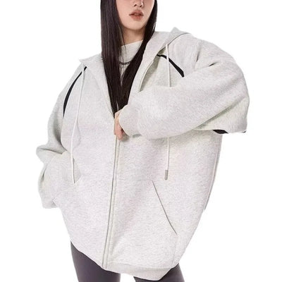 Women Clothes Hoodie 2025 Autumn Winter Thick Hoddies Women Streetwear Loose Casual