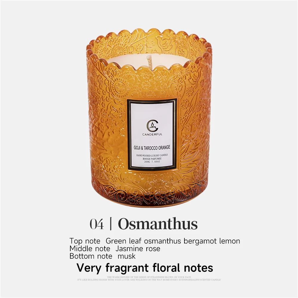 Scented Candles Natural Essential Oil Air Fragrance Diffuser, Fresh Lasting to Promote Sleep & Relieve Stress, Soy Candle Gifts