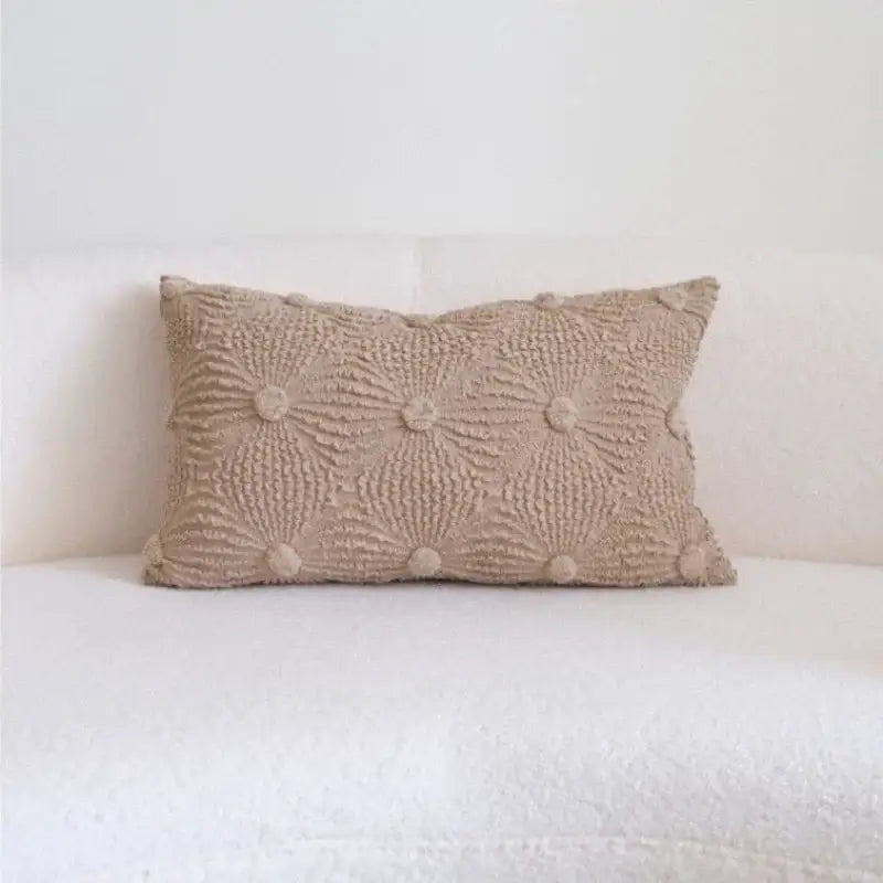 Khaki Brown Wrinkled Bubbles Cushion Cover Modern Design Decorative Pillow Covers Luxury Sofa Headboard Pillowcase Home Decor