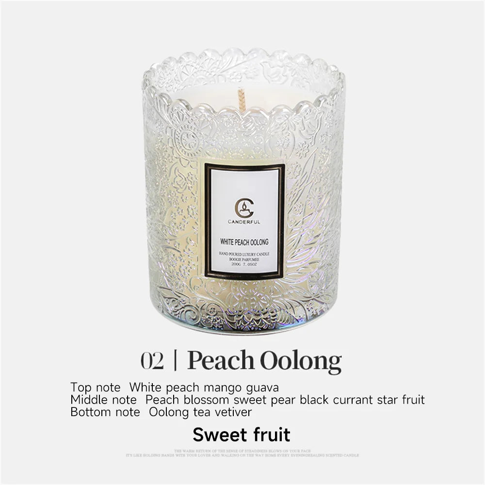 Scented Candles Natural Essential Oil Air Fragrance Diffuser, Fresh Lasting to Promote Sleep & Relieve Stress, Soy Candle Gifts