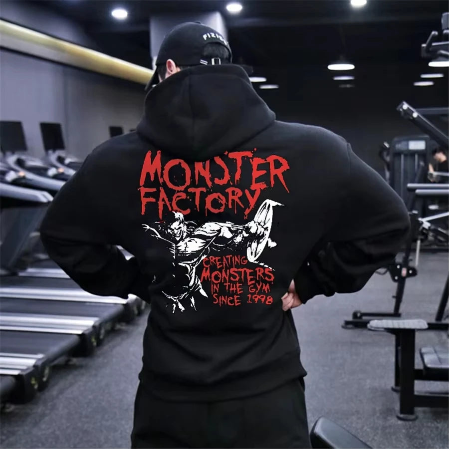 Mens Fitness Fashion Hoodie Sweatshirts Male Autumn Cotton Hoodie Fashion Casual Hooded Warm Man Jogger Workout Sportswear Tops