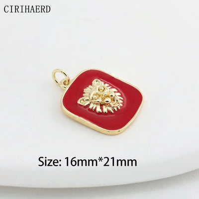 Women's Necklace Pendants Various Styles Of 14K Gold Plated Brass Metal Fashion Pendant DIY Jewelry Necklaces Making Accessories