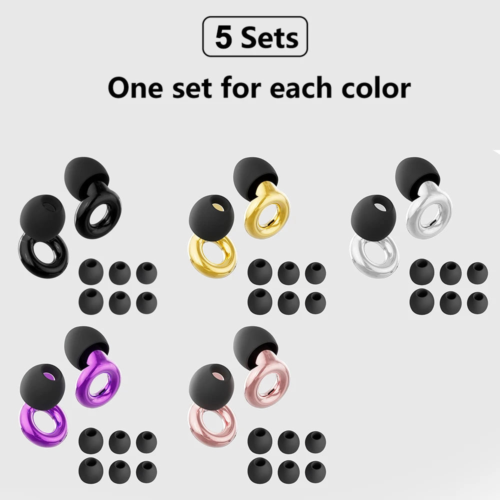 Ear Plugs- Hearing Protection for Concerts & Festivals, Live Events, Musicians, Sports, DJs Nightlife – Noise Reduction Earplugs