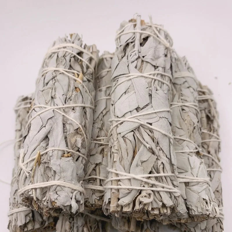 Natural Incense White Sage Bundle Smudge Sticks Home Purification Pure Leaf Meditation Portable Energy Cleansing Bundles