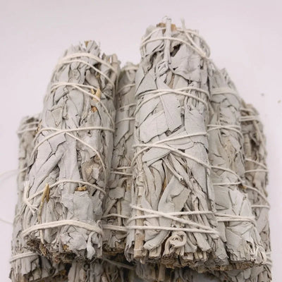 Natural Incense White Sage Bundle Smudge Sticks Home Purification Pure Leaf Meditation Portable Energy Cleansing Bundles