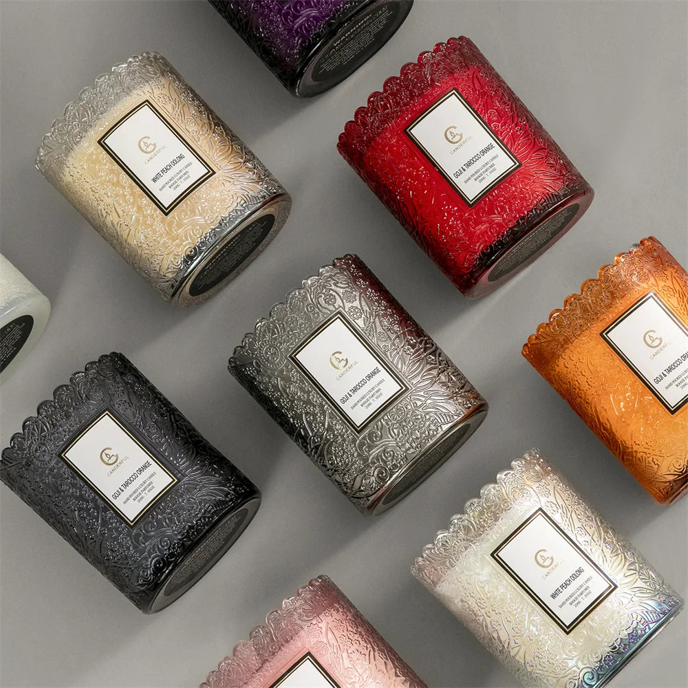 Scented Candles Natural Essential Oil Air Fragrance Diffuser, Fresh Lasting to Promote Sleep & Relieve Stress, Soy Candle Gifts