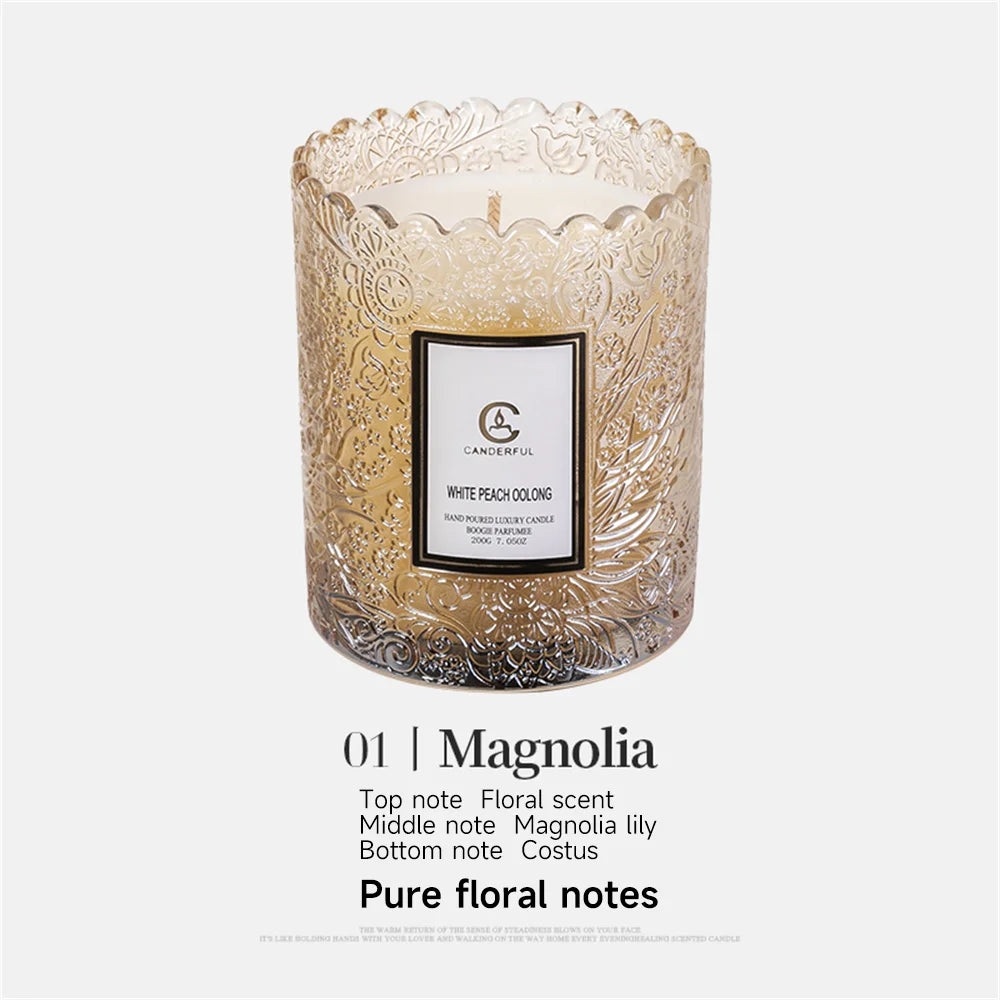 Scented Candles Natural Essential Oil Air Fragrance Diffuser, Fresh Lasting to Promote Sleep & Relieve Stress, Soy Candle Gifts