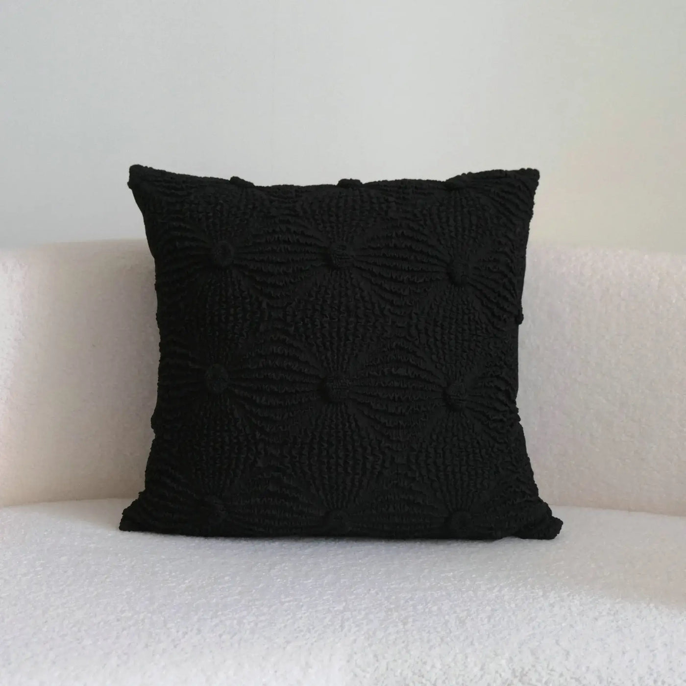 Khaki Brown Wrinkled Bubbles Cushion Cover Modern Design Decorative Pillow Covers Luxury Sofa Headboard Pillowcase Home Decor