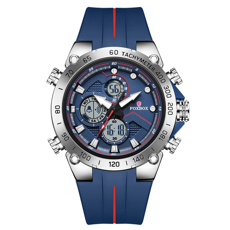 LIGE New Watches Mens Luxury Brand LED Digital Analog Waterproof Quartz Wristwatch Sports Chronograph Clock Relogio Masculino