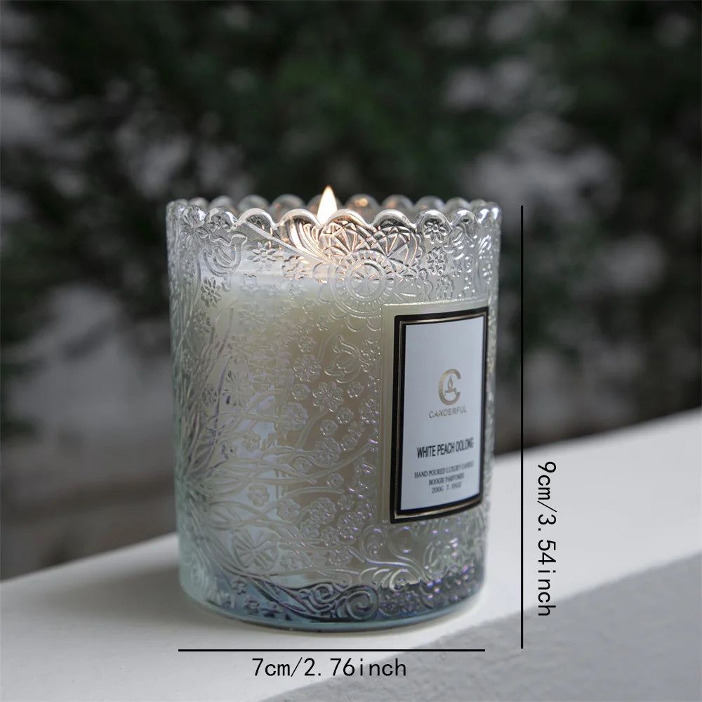 Scented Candles Natural Essential Oil Air Fragrance Diffuser, Fresh Lasting to Promote Sleep & Relieve Stress, Soy Candle Gifts