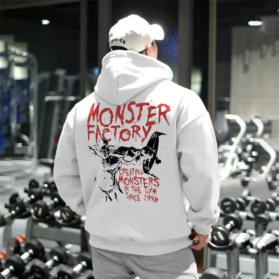 Mens Fitness Fashion Hoodie Sweatshirts Male Autumn Cotton Hoodie Fashion Casual Hooded Warm Man Jogger Workout Sportswear Tops