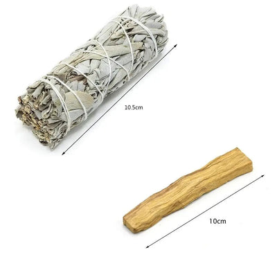 10cm White Sage Bundle Practical Portable Spiritual Incense Sticks Multifunctional Natural Energy Cleansing Bundles