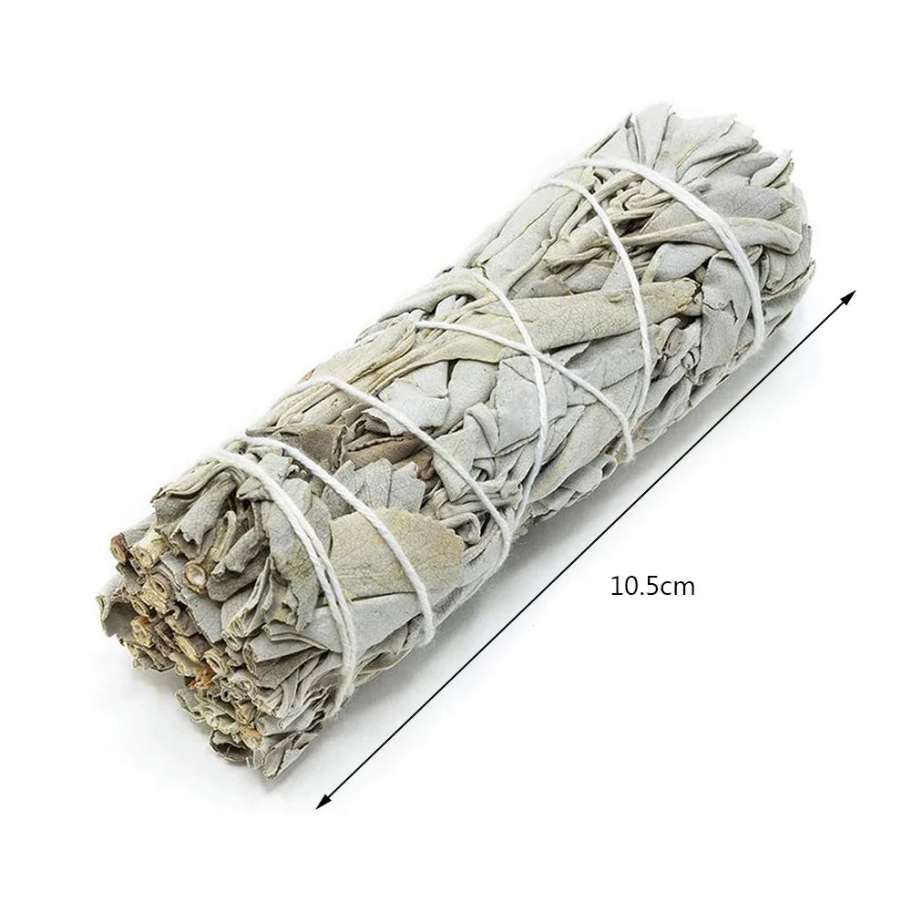 Natural Incense White Sage Bundle Smudge Sticks Home Purification Pure Leaf Meditation Portable Energy Cleansing Bundles