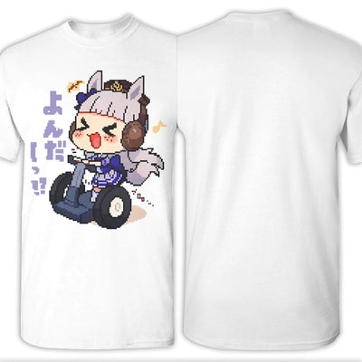 Men's T-Shirt Oguri Cap Uma musume Cool 100% Cotton Tees Short Sleeve  T Shirt O Neck Clothing Printing