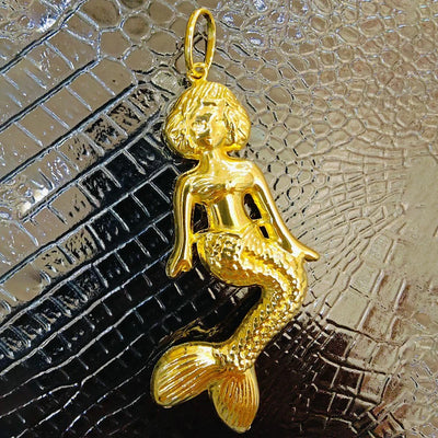 Gold Plated Pendants for Necklace Women Men Fashion 18k Gold Color African Map Design Pendant Jewelry Making for Party Daily