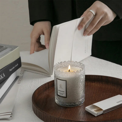 Scented Candles Natural Essential Oil Air Fragrance Diffuser, Fresh Lasting to Promote Sleep & Relieve Stress, Soy Candle Gifts