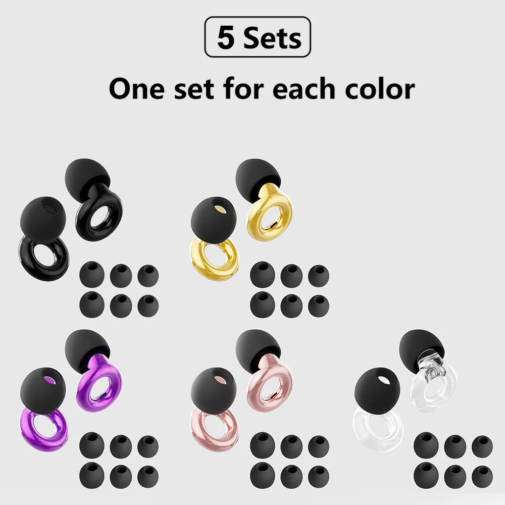 Ear Plugs- Hearing Protection for Concerts & Festivals, Live Events, Musicians, Sports, DJs Nightlife – Noise Reduction Earplugs