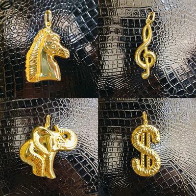 Gold Plated Pendants for Necklace Women Men Fashion 18k Gold Color African Map Design Pendant Jewelry Making for Party Daily