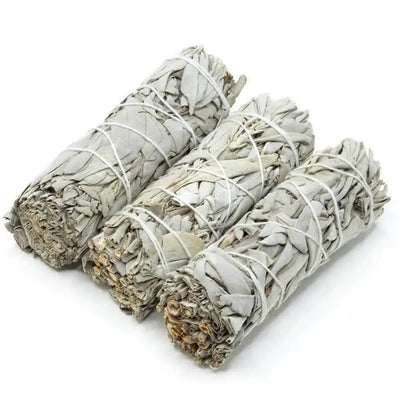 10cm White Sage Bundle Practical Multifunctional California Smudge Stick Wand Portable Natural Energy Cleansing Bundles