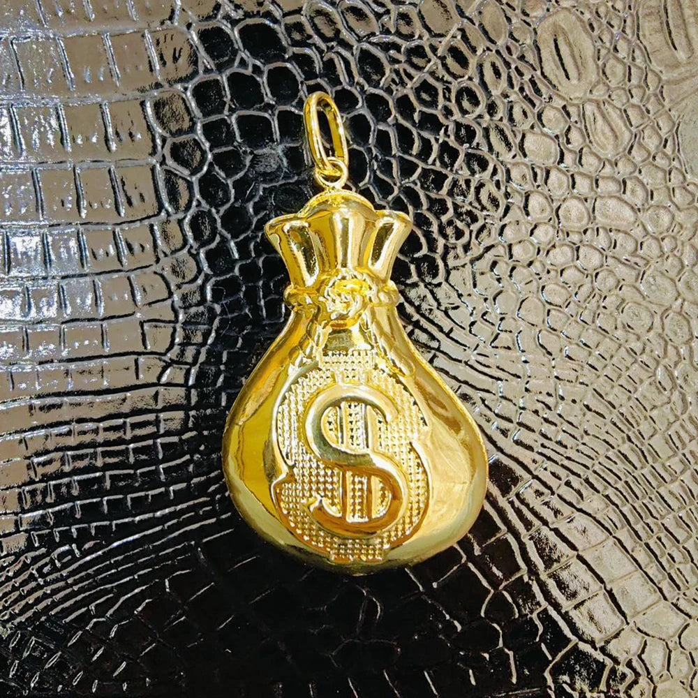 Gold Plated Pendants for Necklace Women Men Fashion 18k Gold Color African Map Design Pendant Jewelry Making for Party Daily