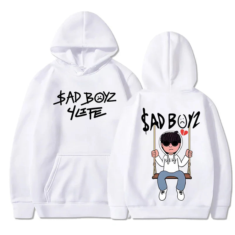 Men's Hoodies Men's Fall Winter Loose Casual Clothing Fashion Long Sleeve Hooded Pullover Sports Hoodie Running Sportswear