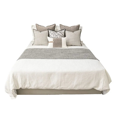 Cushion Cover Modern Fashion Model Room Bed Sofa Home Decoration Cotton Linen Hotel Pillowcase Soft and Comfortable