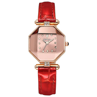 Trendy Retro Women's Wrist Watch Elegant Light Luxury Quartz Wristwatch Exquisite Simple Ladies Business Watches Daily Use