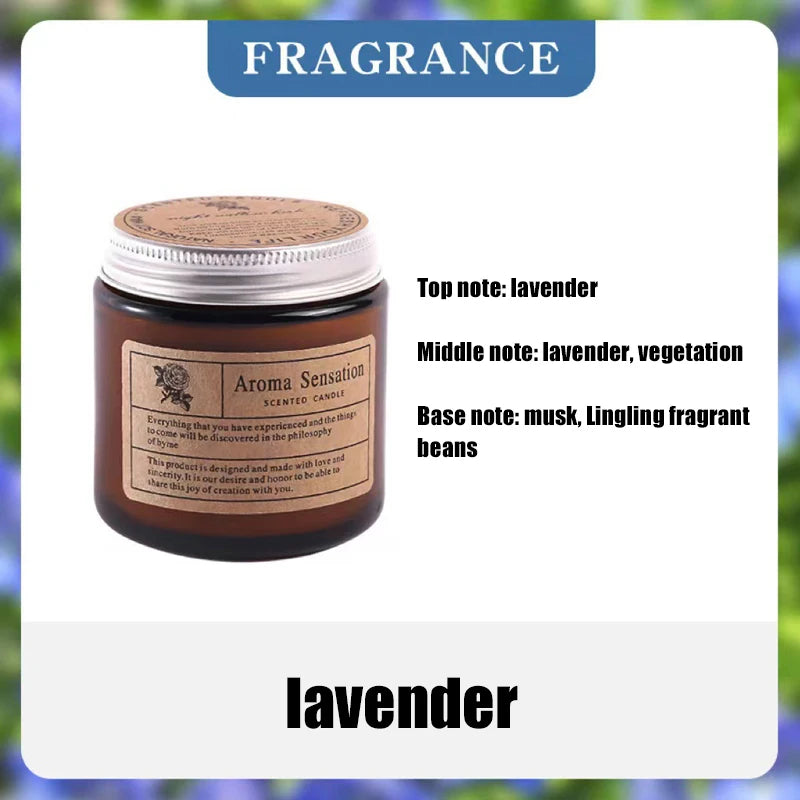 Scented Candle Handmade Soy Wax Aromatherapy Candle Valentines Mothers Day Christmas Birthday Graduation Lavender Scented Gift