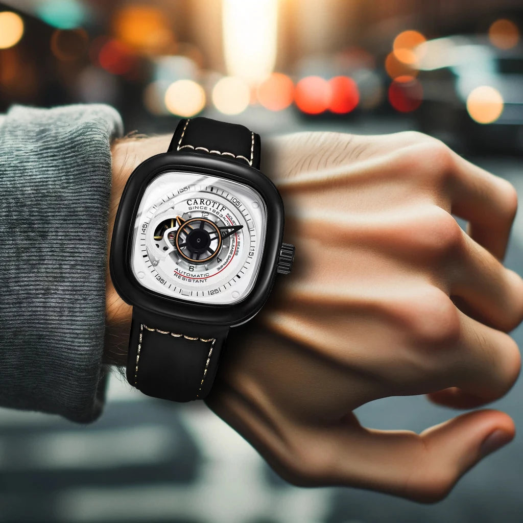 The new men's watch adopts a sporty design, simple and versatile, with a personalized and handsome design sense for men's mechan