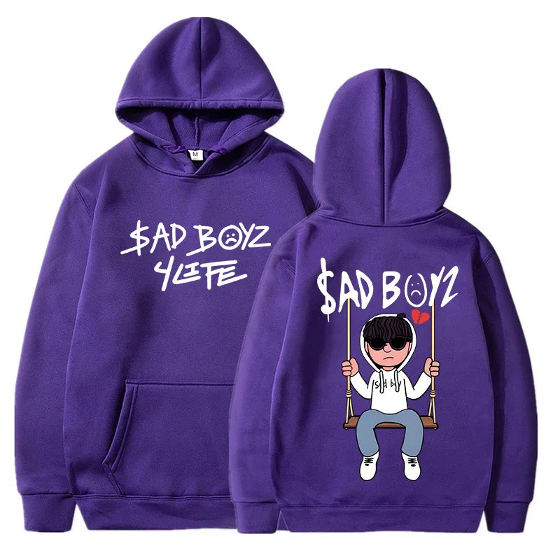 Men's Hoodies Men's Fall Winter Loose Casual Clothing Fashion Long Sleeve Hooded Pullover Sports Hoodie Running Sportswear