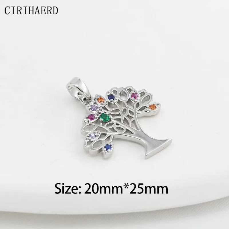 Women's Necklace Pendants Various Styles Of 14K Gold Plated Brass Metal Fashion Pendant DIY Jewelry Necklaces Making Accessories