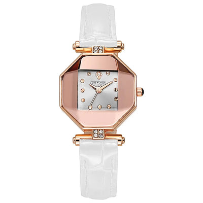 Trendy Retro Women's Wrist Watch Elegant Light Luxury Quartz Wristwatch Exquisite Simple Ladies Business Watches Daily Use