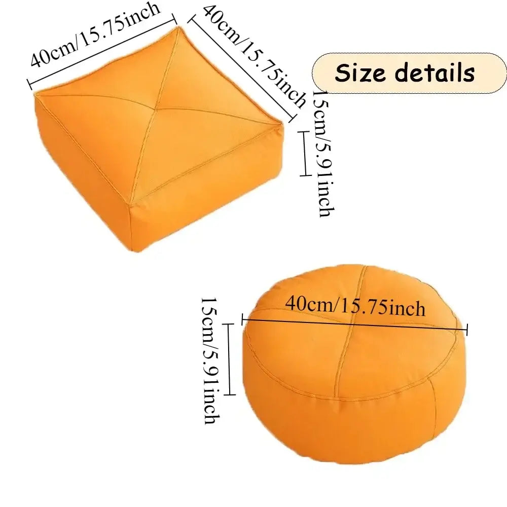 Thick Floor Cushions Ground Cushion and Home Balcony Fart Cushion Square/Round Futon Cushion Lazy Person Pad Cojines Decorativos