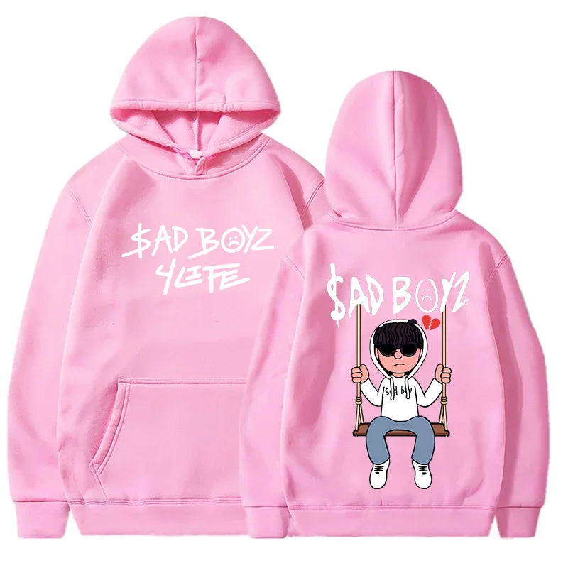 Men's Hoodies Men's Fall Winter Loose Casual Clothing Fashion Long Sleeve Hooded Pullover Sports Hoodie Running Sportswear