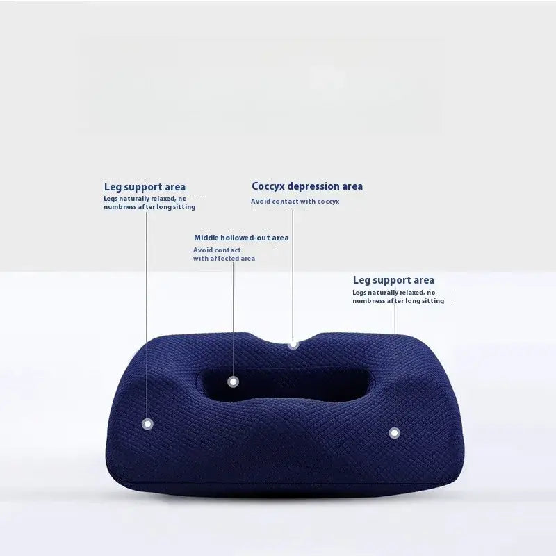 Orthopedic Coccyx Cushion - Hollow Donut Pillow for Tailbone Pain Relief