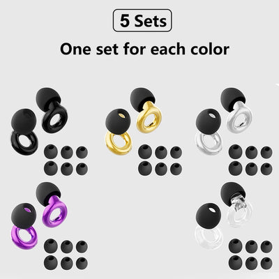 Ear Plugs- Hearing Protection for Concerts & Festivals, Live Events, Musicians, Sports, DJs Nightlife – Noise Reduction Earplugs