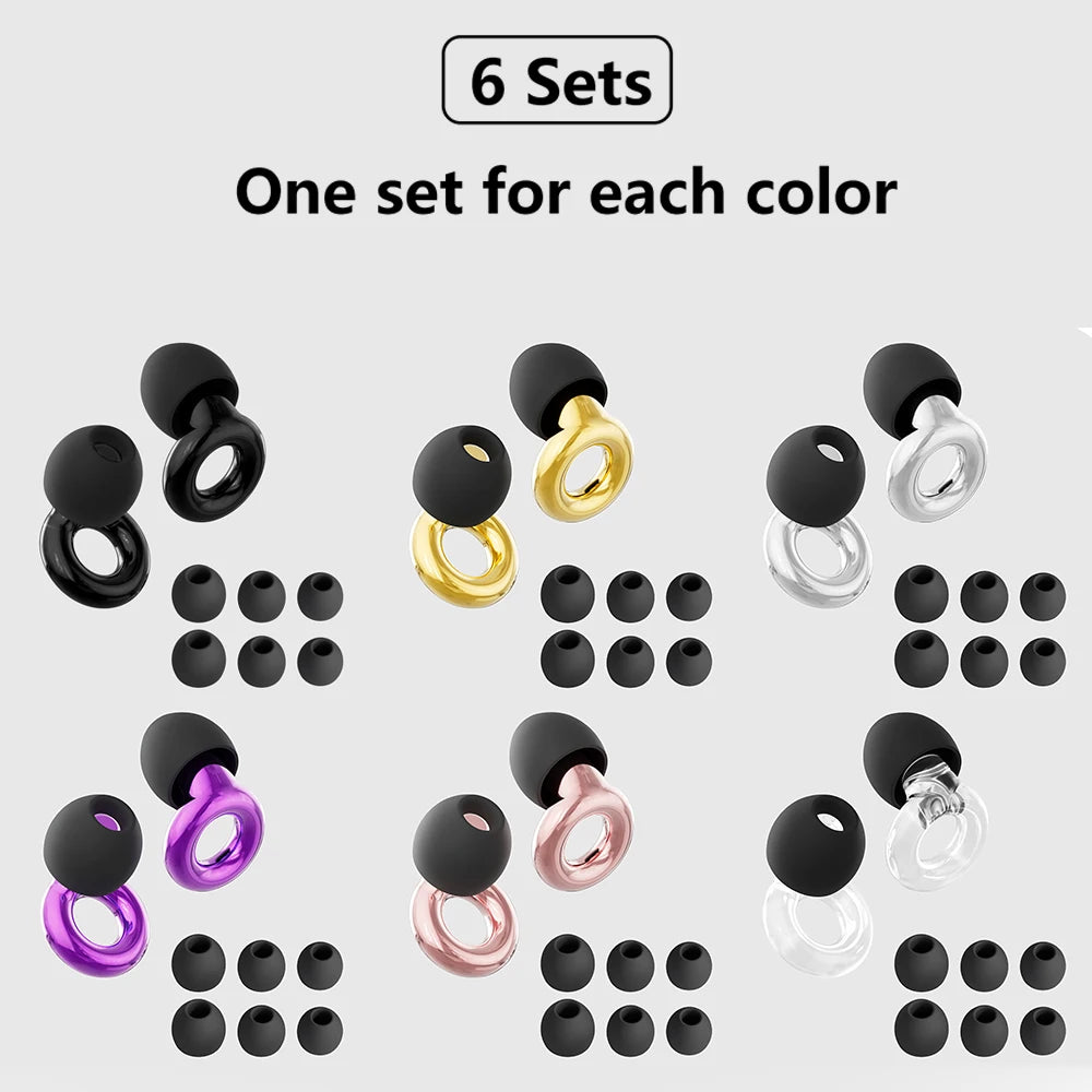 Ear Plugs- Hearing Protection for Concerts & Festivals, Live Events, Musicians, Sports, DJs Nightlife – Noise Reduction Earplugs