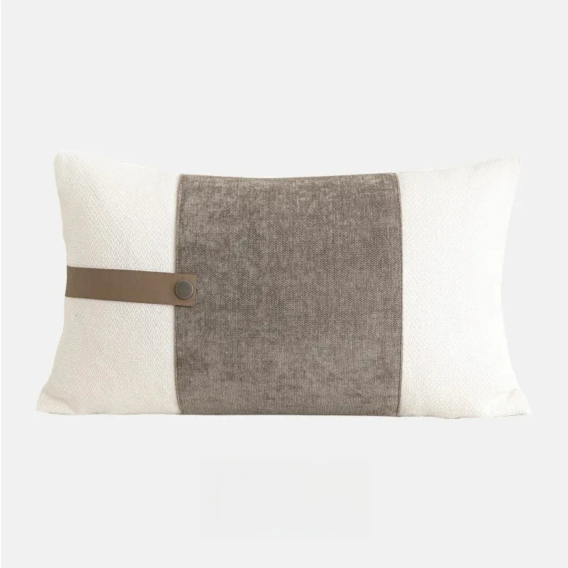 Cushion Cover Modern Fashion Model Room Bed Sofa Home Decoration Cotton Linen Hotel Pillowcase Soft and Comfortable