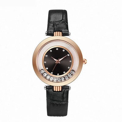 Watches For Women Female Luxury Temperament Ladies Watch Leather Belt Diamond Watch Analog Quartz Watch Reloj Mujer Montre Femme