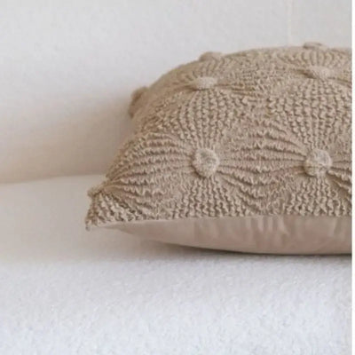Khaki Brown Wrinkled Bubbles Cushion Cover Modern Design Decorative Pillow Covers Luxury Sofa Headboard Pillowcase Home Decor