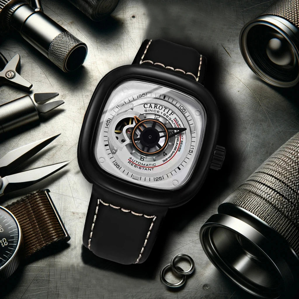 The new men's watch adopts a sporty design, simple and versatile, with a personalized and handsome design sense for men's mechan